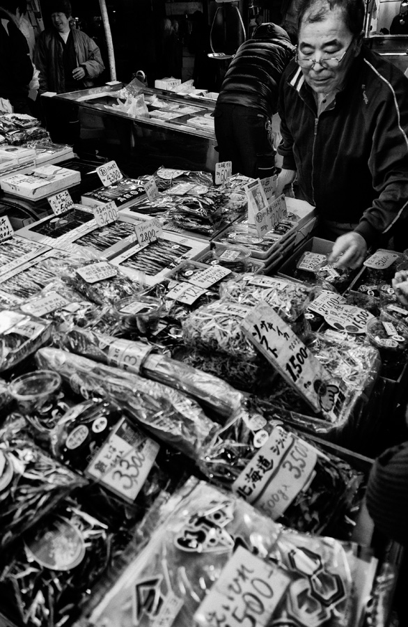 Tokyo – Buyers at the Tsujiki Fish Market